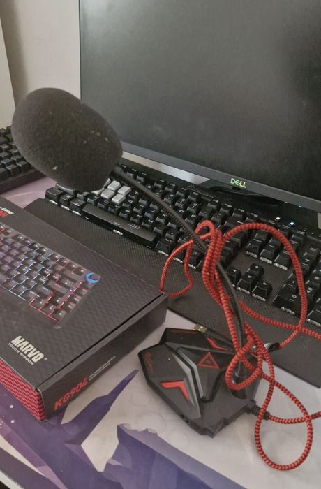 Tastatura gaming Marvo KG904 RGB+Microfon Genesis Radium 100