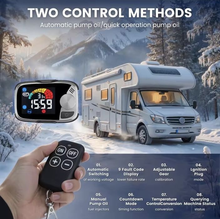 Incalzitor diesel sirocou webasto KroaK 8KW 12v/24v sigilat