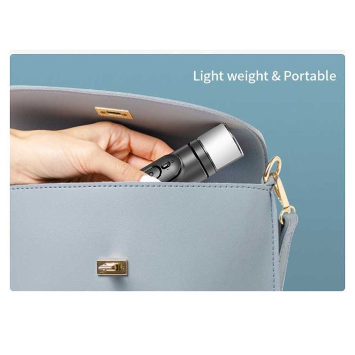 Селфи стик HSU Q12s – LED светлина Трипод и Bluetooth дистанционно