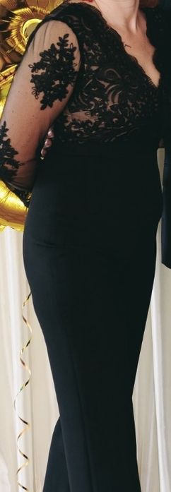 Salopetă pantaloni evazați pentru ocazii