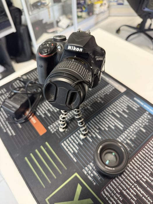 Aparat foto Nikon D3400 cu 2 obiective + 18-55 + 50mm Impecabil Kit