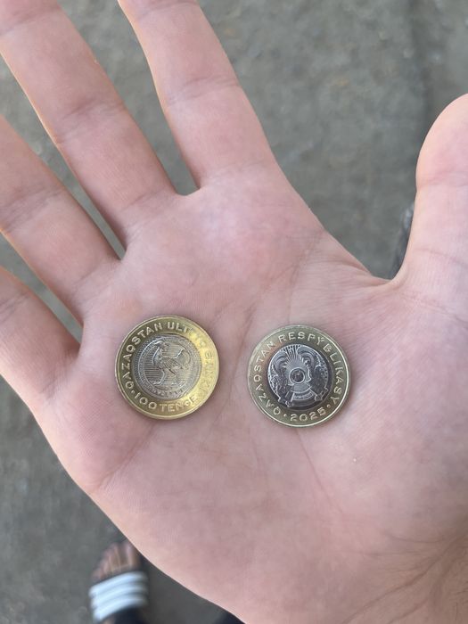 Монета номенальности 100тг, Редкий