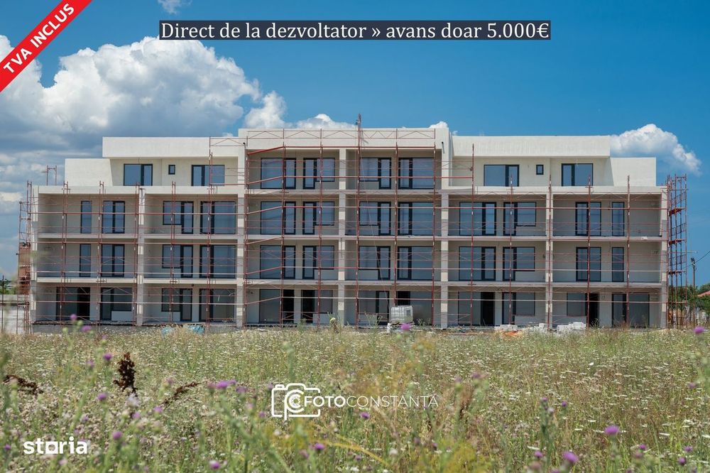 #Apartament cu 2 camere + terasă + grădină și piscină | Costinești