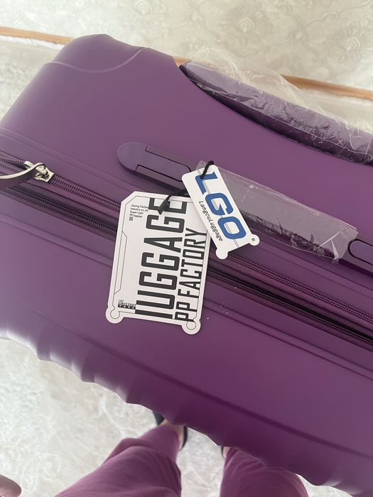 Чемодан LGO L+ фиолетовый