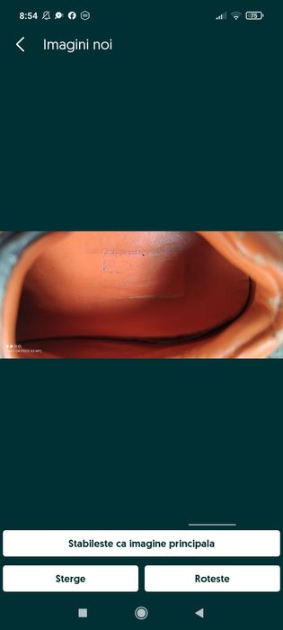 Tenesi din piele naturala, masura 28