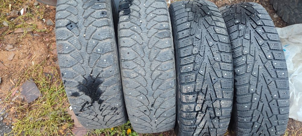 Продам зимние шины с шипами
