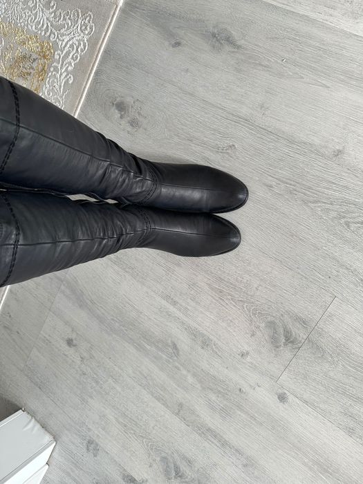 Зимний обувь, кожа