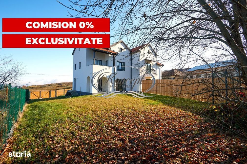 Duplex modern Feleacu cu vedere panoramica spre Cluj