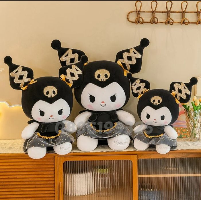 Hello Kitty Kuromi Плюшена играчка Кити Куроми, 50см
