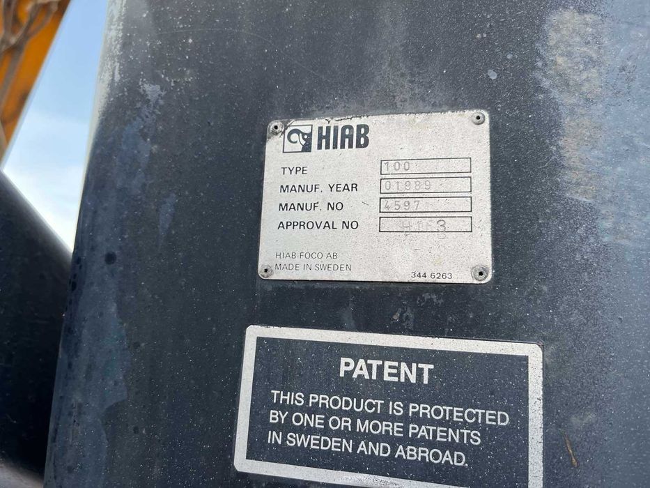 Прикачен кран  HIAB 100