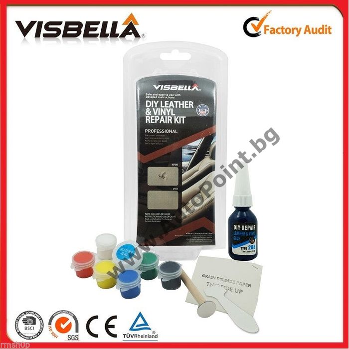 Течна кожа Visbella комплект за ремонт на волани кожени салони възста
