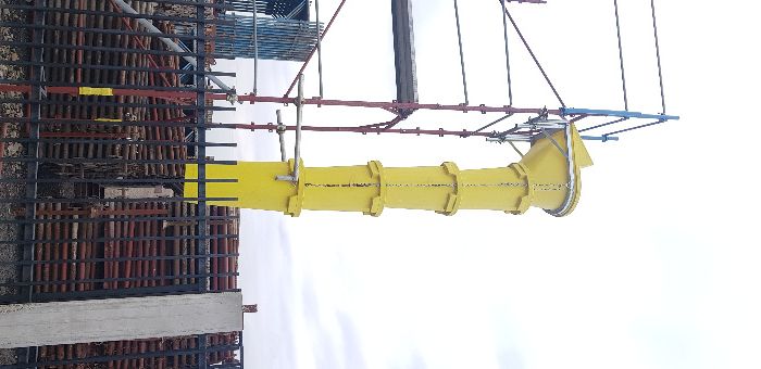 Tobogan moloz, jgheaburi evacuare deseuri, tubulatura santier