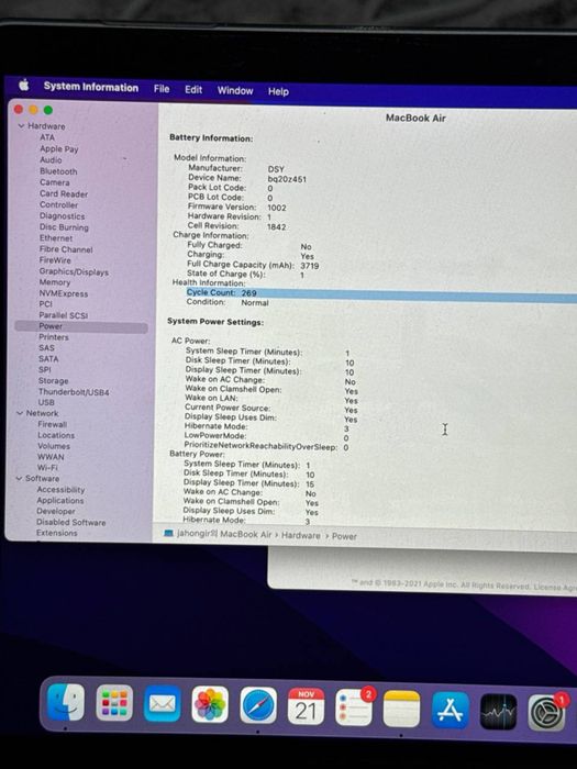 Macbook Air 2019 Retina 13 inch Core 5