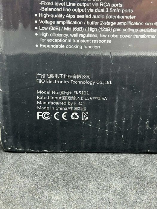 Усилвател за слушалки FiiO K5 / Чисто нов / Запечатан