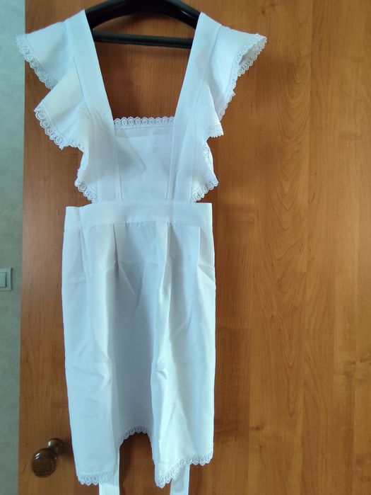 Фартук белый, школьный