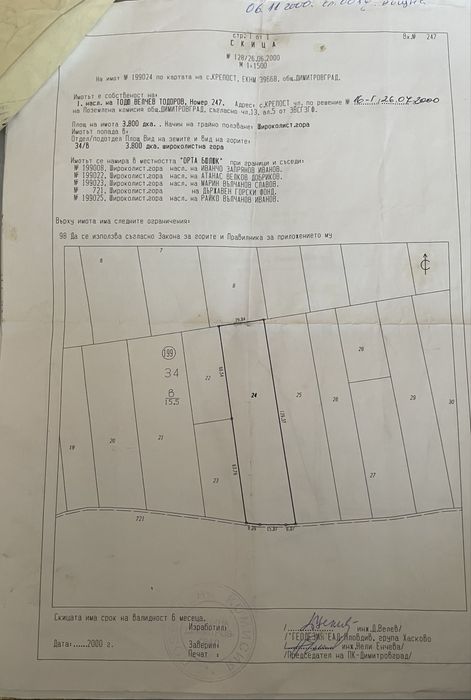 Продава се Земеделски имот в Хасково, Училищни -  кв.м за 5000 €/дка - Снимка #1