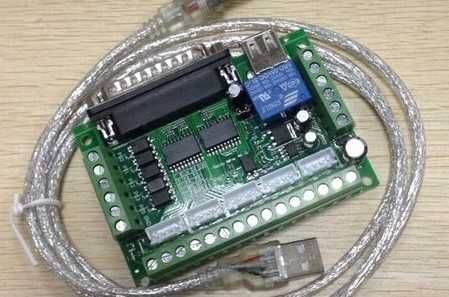 Платка за управление с компютър за 5 осна CNC Breakout Board MACH3