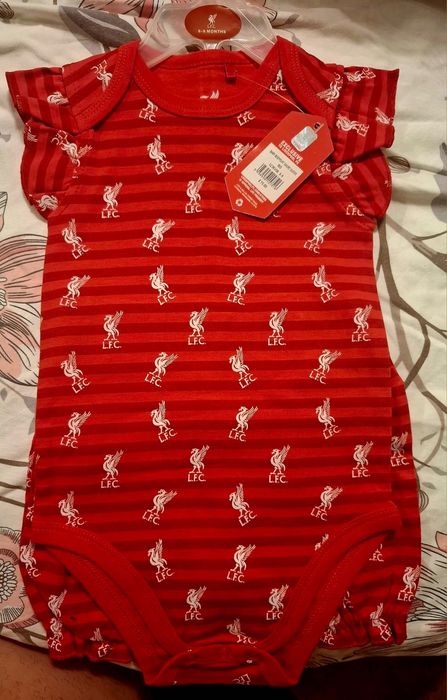 Детско боди  на Ливърпул  и къси гащички 6-9 м, 9-12, 12-18