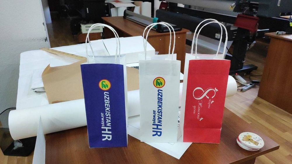 Крафт пакеты с вашим LOGO (прямое производство)