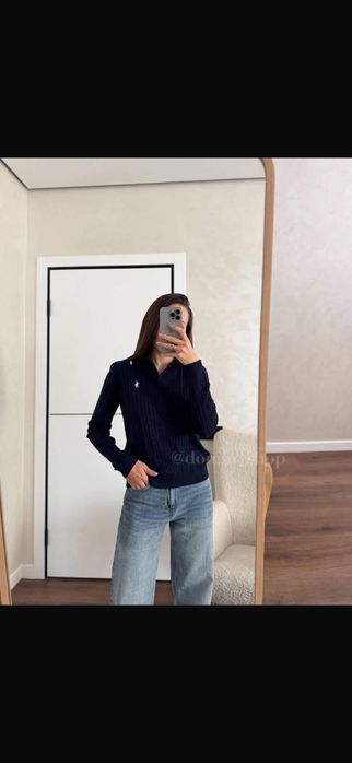 Пуловер на Polo Lauren в син цвят