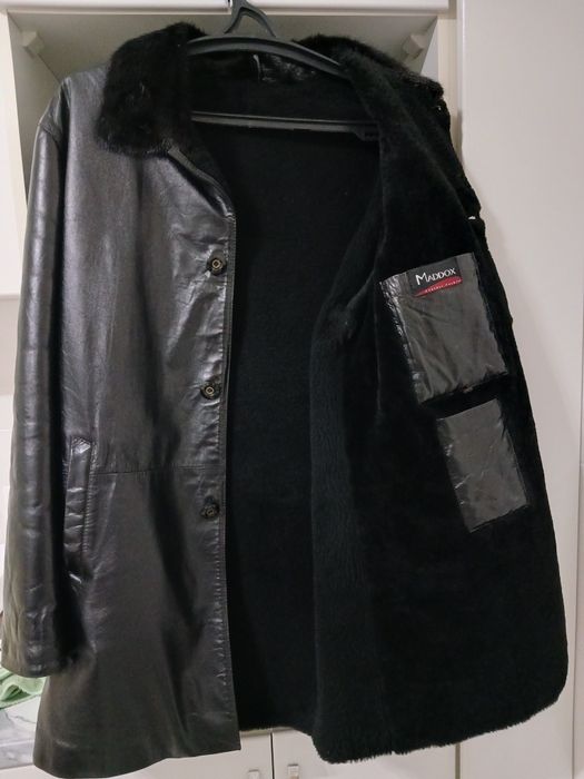 Кожаную дублёнку