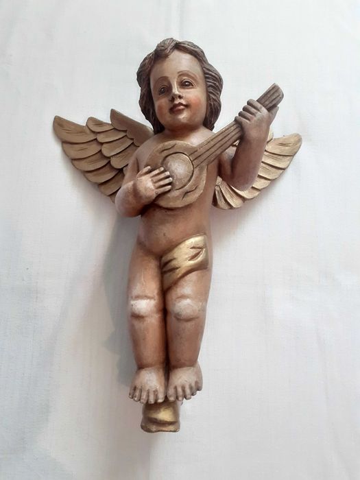 heruvim lemn ingeras lemn 50 cm