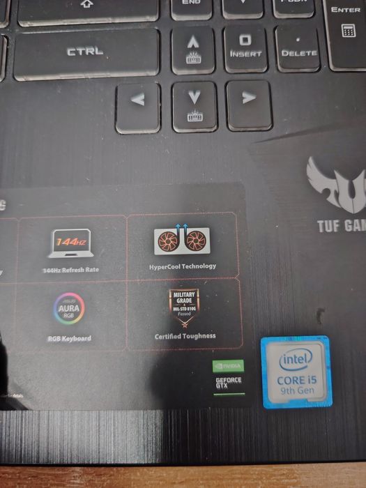 Laptop Asus  FX505GT