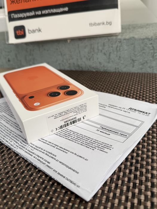 36М НОВ!ЛИЗИНГ*90лв/м iPhone 17 Pro Orange Silver BLUE айфон 17 про