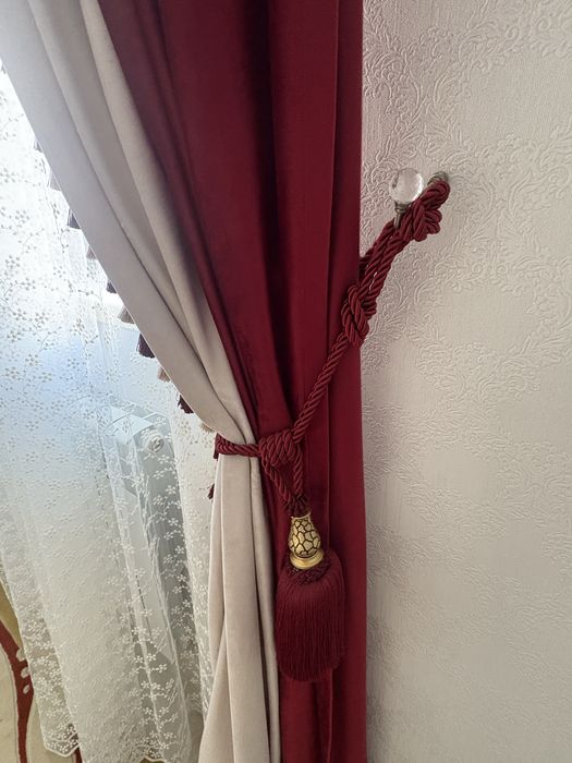 Шторы и тюль, 2 шт