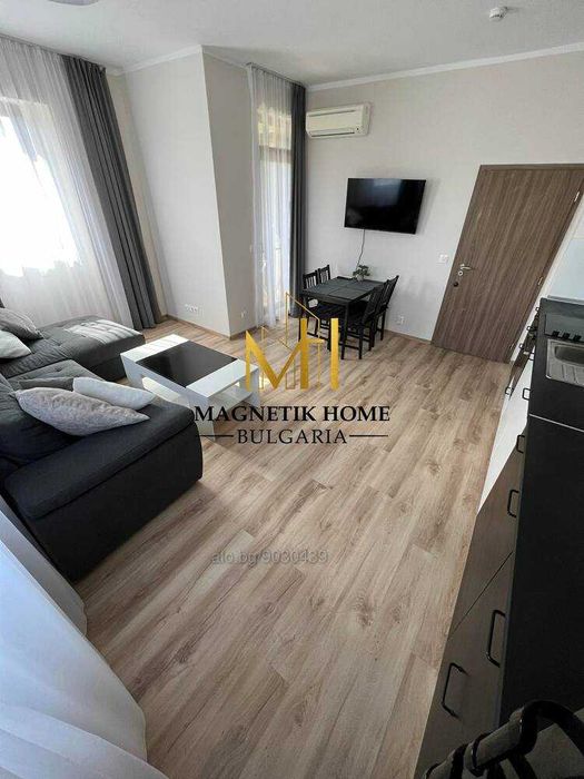 Премиум двустаен апартамент в Лазурен Бряг до морската градина