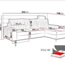 Coltar extensibil cu lada de depozitare