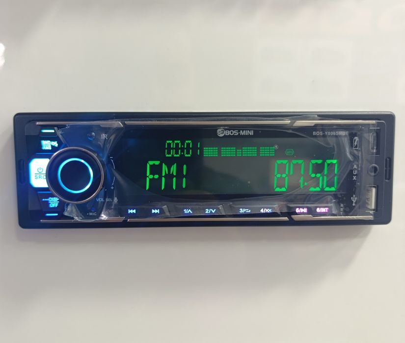 Mafon 8065 BT Bluetooth Magnitola USB, AUX, RGB подсветка