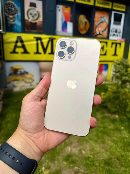 iPhone 12 Pro Max / 256GB / Gold - Impecabil