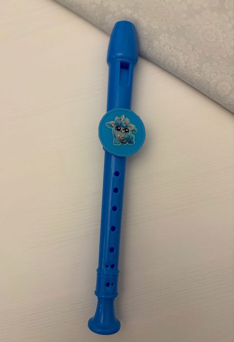 Дудочка детская синяя