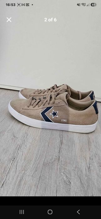 Продавам нови мъжки Кецове Converse Beige