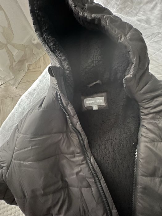 Geaca Michael Kors baieti, noua, cu eticheta, gri, marime 14-16 ani