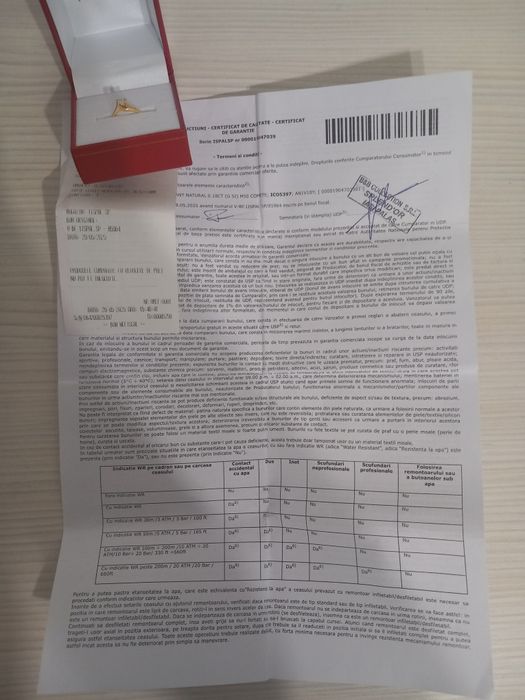 Inel din aur, cu diamant natural Splend'or