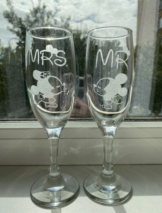 Ръчно гравиране на чаши