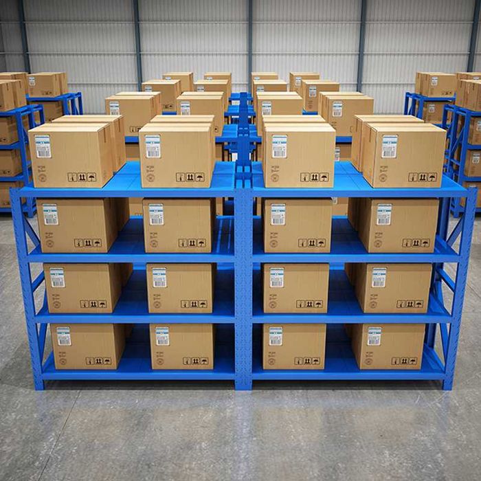 Стеллаж для склада/ для хранения больших габаритный коробок