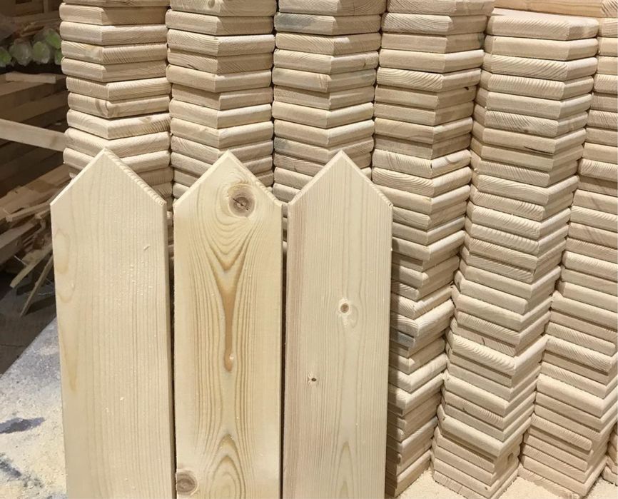 Штакетник деревянный