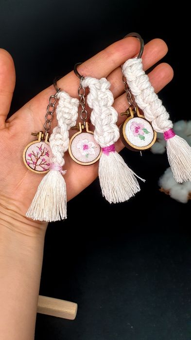 Breloc minigherghef handmade.