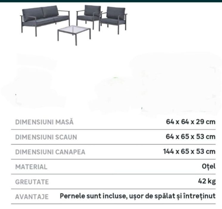 Vand mobilier gradina