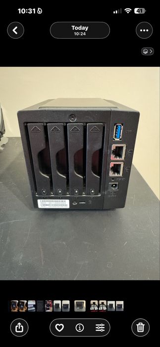 NAS Synology DS416slim 4-Bay + 8TB Stocare (4x2TB Seagate HDD) - Cloud Personal