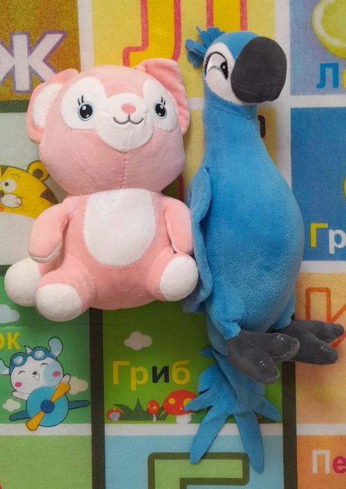 Мягкие игрушки 2 штук 1000 тг