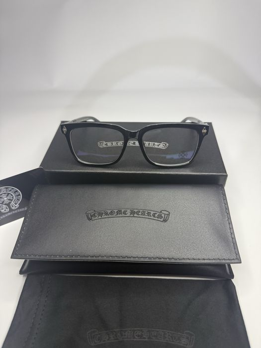 Ochelari Chrome Hearts Negru cu Argintiu ( Model nou )