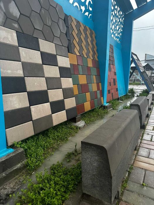 Брусчатка, тротуарная плитка прессованная