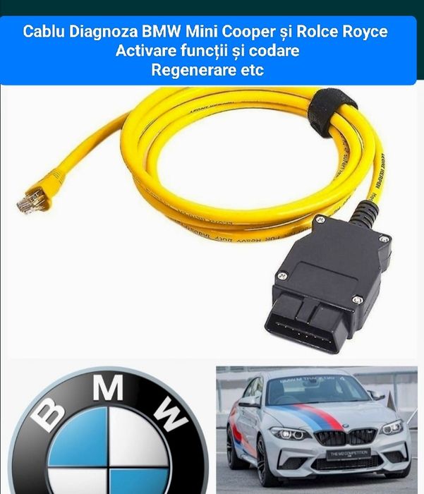 Enet Cable BMW seria F și G mini și Rolce.Cablu Interfață BMW
