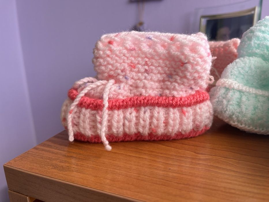 Ръчно плетени терлички