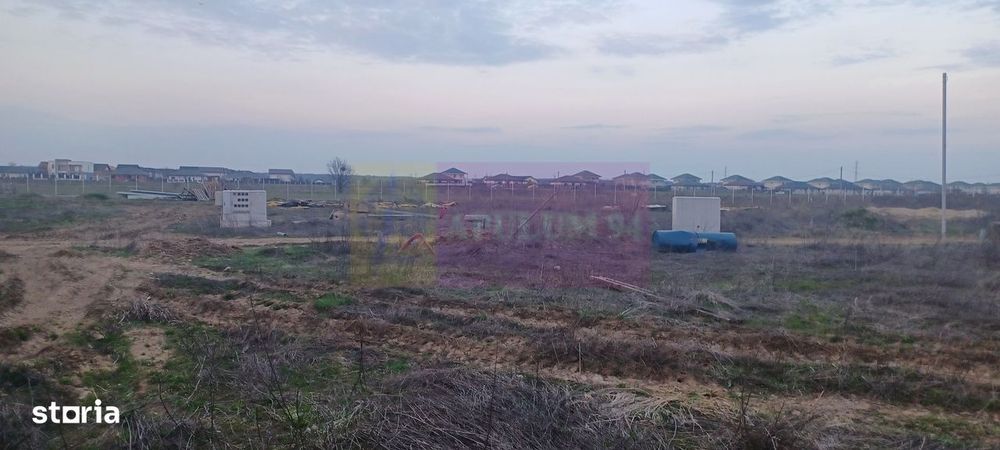 Săbăreni, teren curti-constructii 610 mp cu utilităti