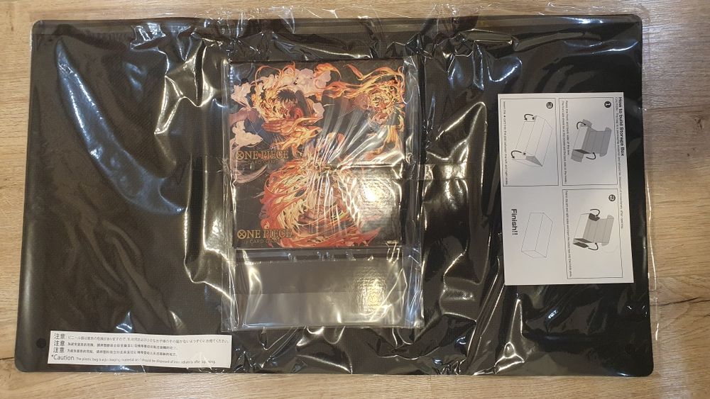 One piece Playmat Ace-Sabo-Luffy + Storage Box